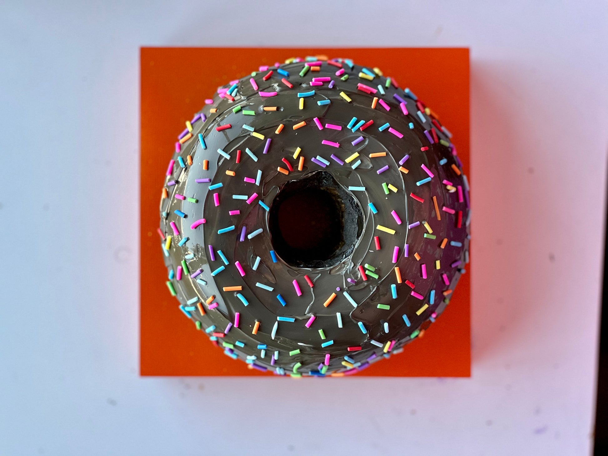 Gray Sprinkle Donuts